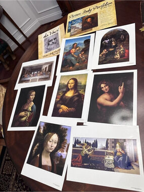 Simply Charlotte Mason Da Vinci Picture Study Portfolio Print Set Homeschool Art